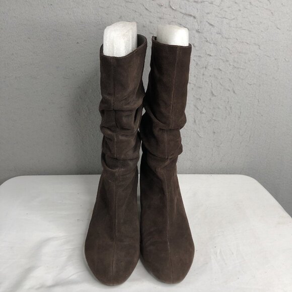 Alex Marie Boots Womens 8.5M Brown Suede Slouchy Boho Western Dana204 Chocolate - Picture 1 of 16